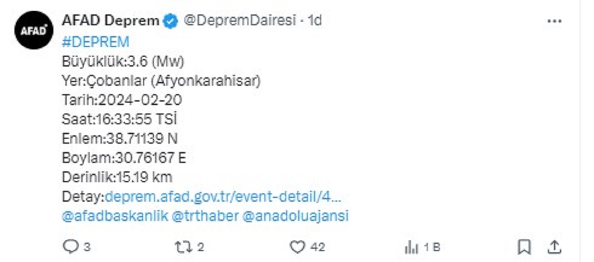 Olumsuz bir bilgilendirme yapılmazken, sarsıntıyı hisseden vatandaşlar çok korktu.