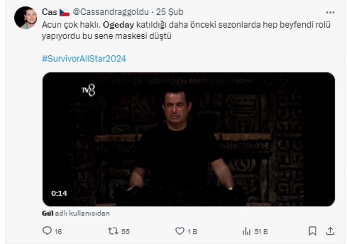 Acun Ilıcalı'nın Ogeday'a Sözleri Survıvor Takipçilerini Şaşırttı! (1)