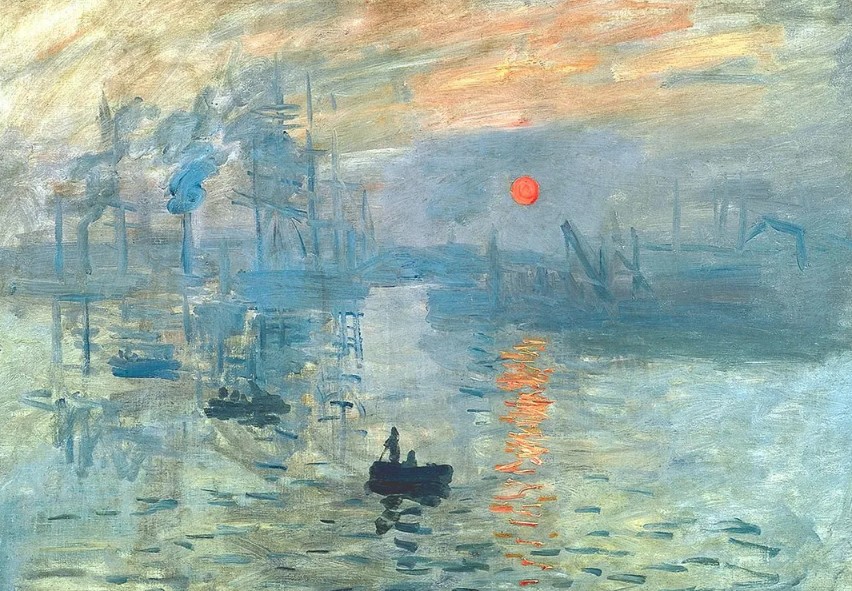 Claude Monet, “Impression, Sunrise” (İzlenim, Gündoğumu); 1874