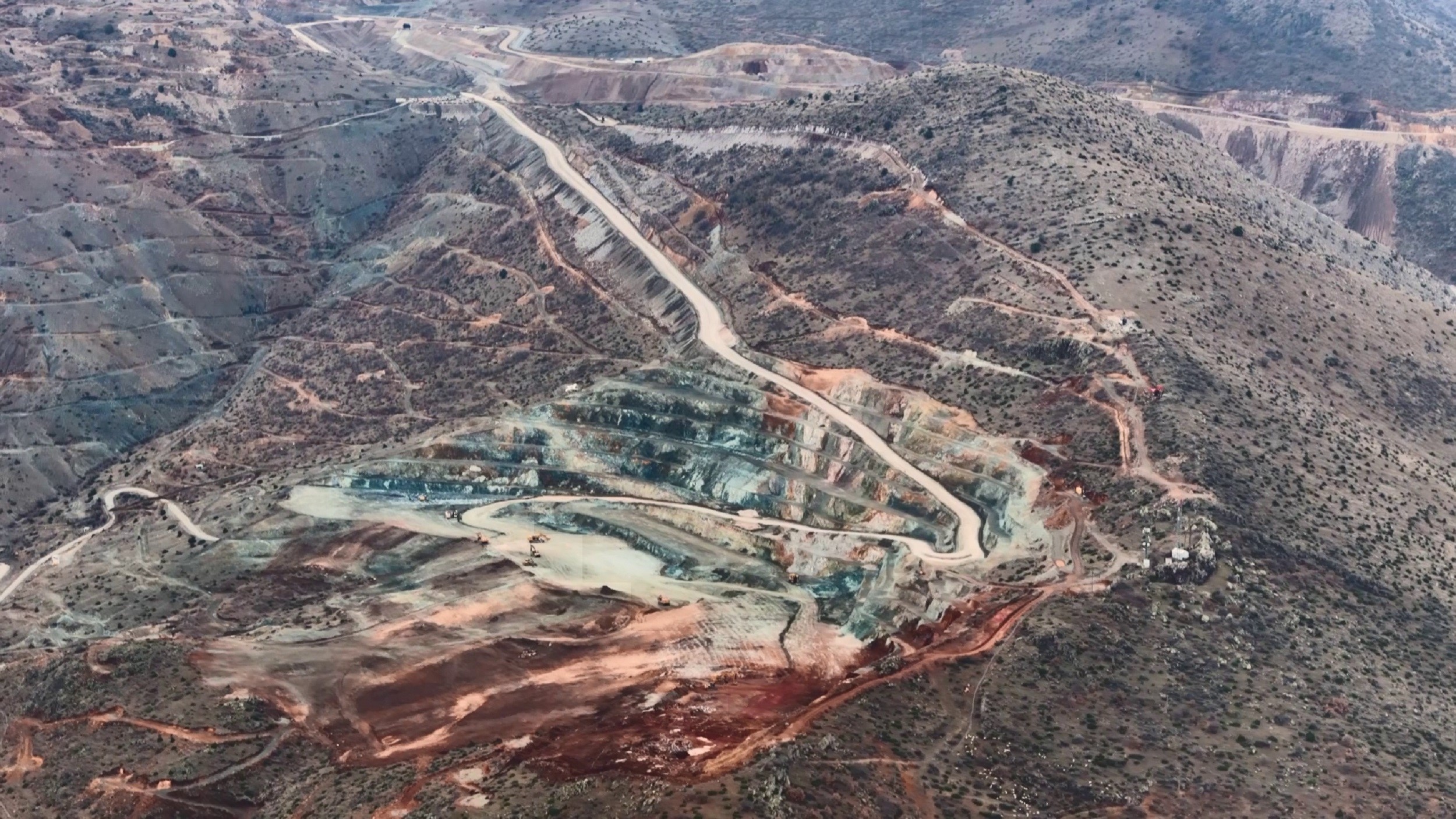 Erzincan’ın İliç Ilçesinde Maden Sahası