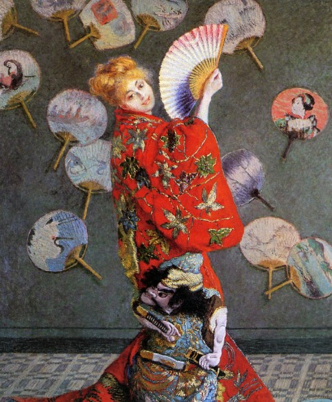 Japon Kostümü İçinde Camille Monet