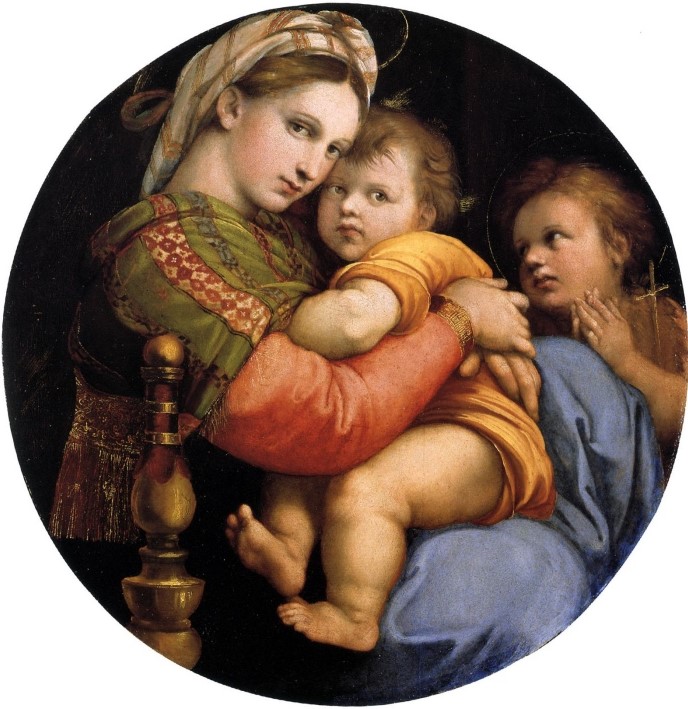 Raphael'den Madonna Della Seggiola
