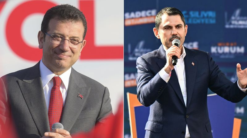 Ekrem İmamoğlu ve Murat Kurum