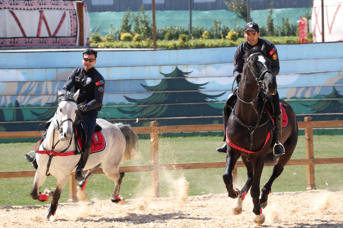 Gaziantep'teki Atlı Polisler Her An Göreve Hazır!