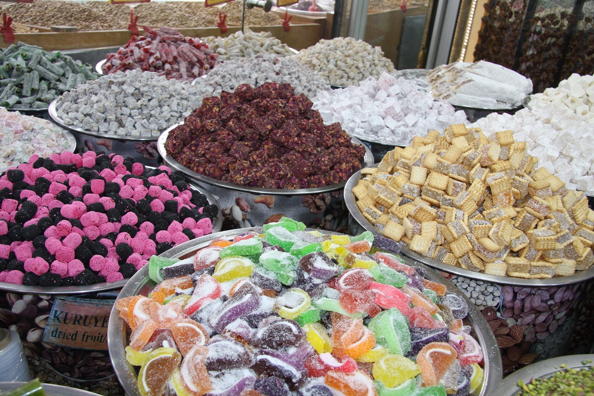 Gaziantep’te Bayram Şekeri Zamlı Fiyatıyla Tezgahta! İşte Bayram Şekeri Fiyatları (1)
