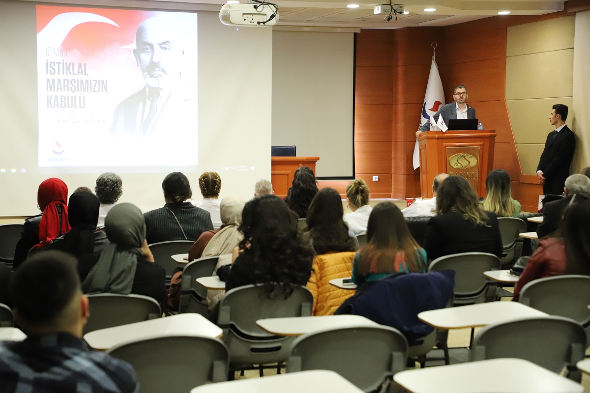 Sanko Üniversitesinde “Mehmet Akif Ve İstiklal Marşı” Konferansı (1)