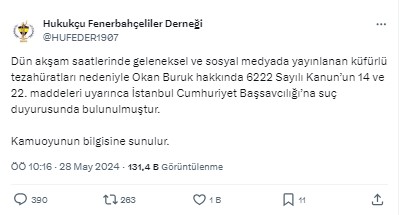 Okan Buruk Suç Duyurusu (1)