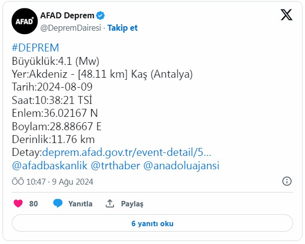 Antalya Deprem-1