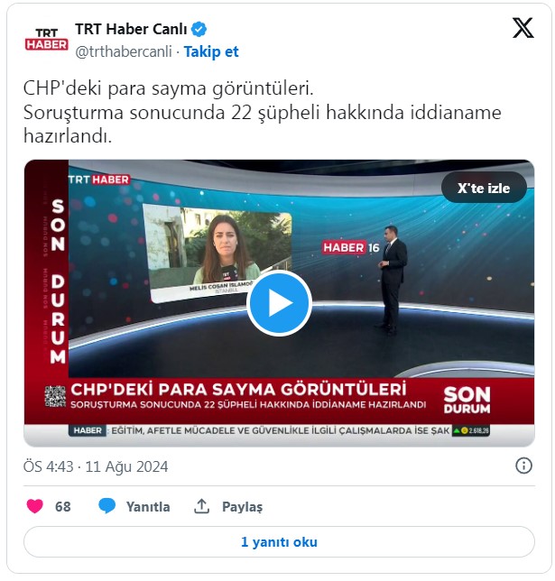 Chp Para Sayma Goruntusu