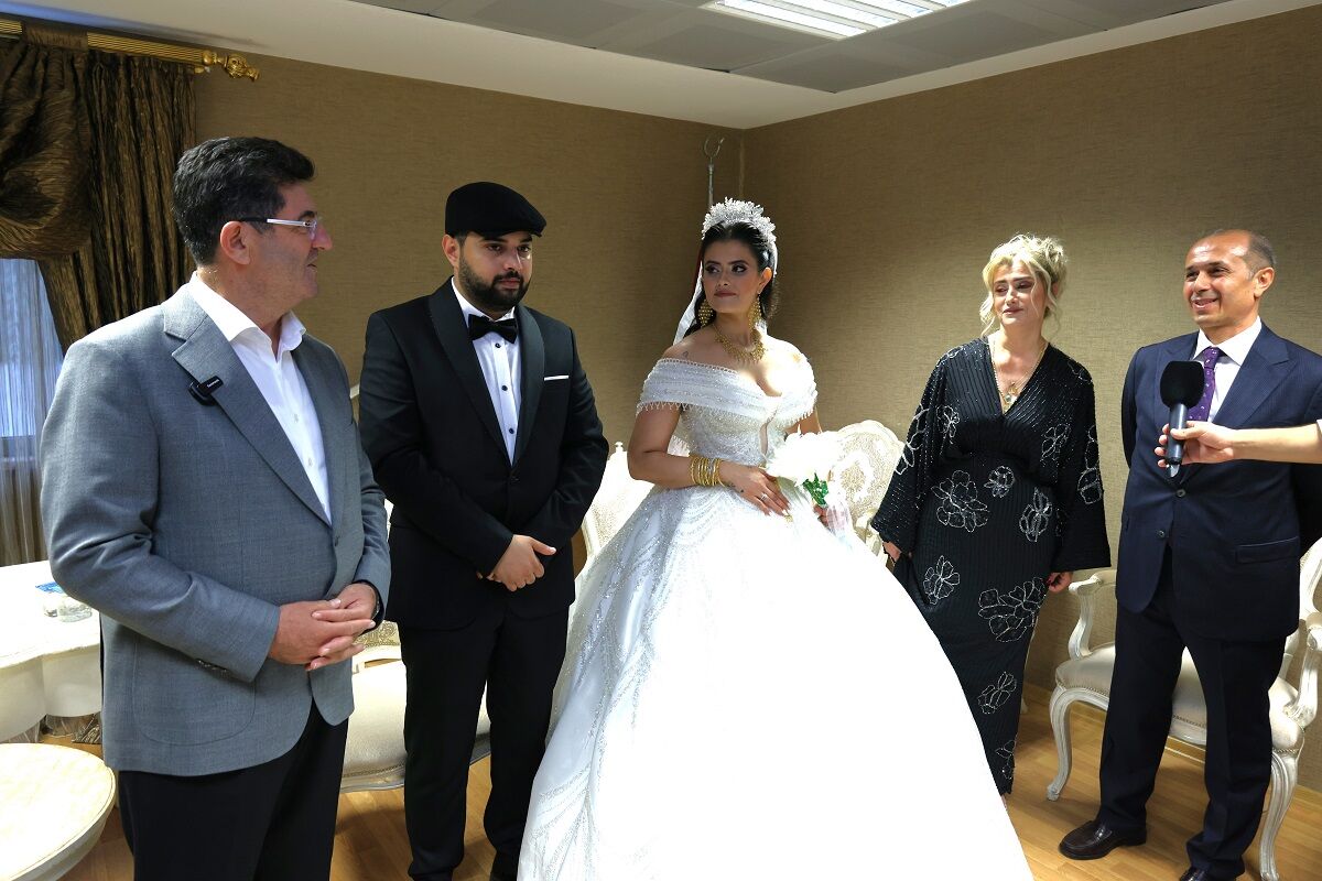 Gaziantep’te kına gecesinde darp edilen damat İstanbul’da evlendi