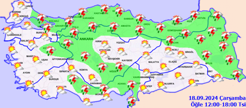 Meteoroloji 47 Ile Yağış Uyarısı! Gaziantep’te Yağış Bekleniyor Mu (2)