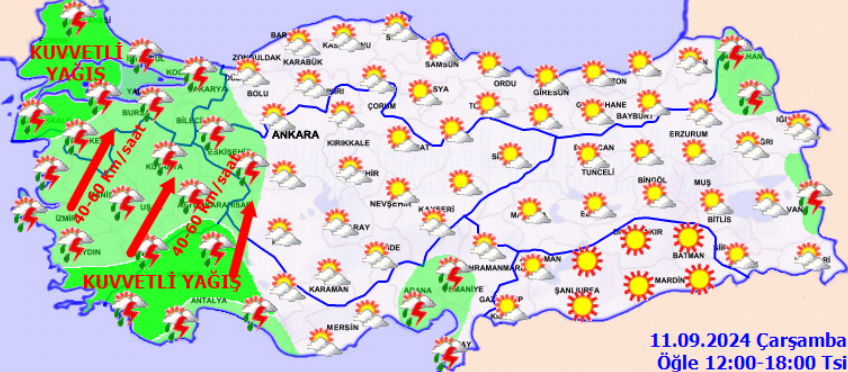 Meteoroloji’den 7 Il Için Yağış Uyarısı Gaziantep Hava Durumu Nasıl Olacak (1)