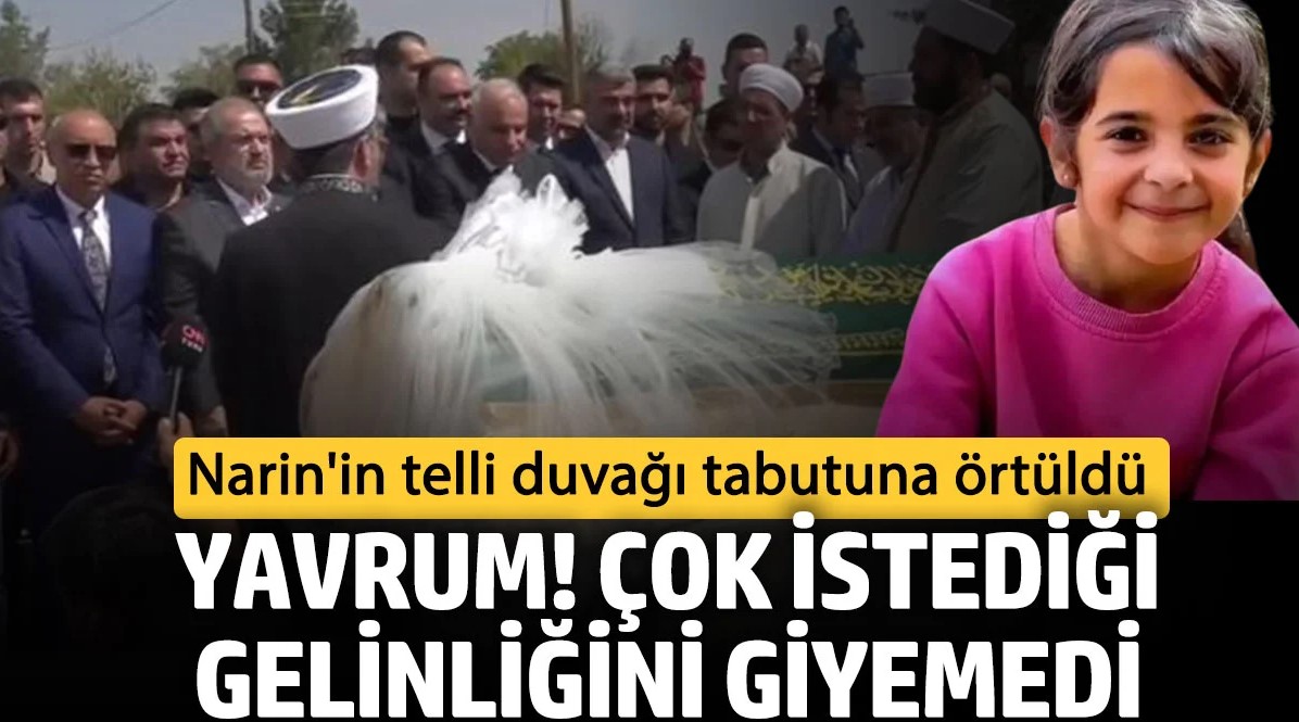 Narin Beyaz Gelinlik Icinde Son Yolculuguna Ugurlandi Iste Yurek Burkan O Goruntuler-1