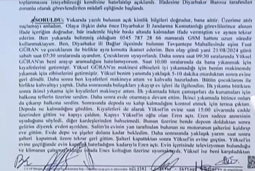 Narin Guran Cinayeti Cinayet Sonrasi Sorusturma Ve Yengenin Ifadesi