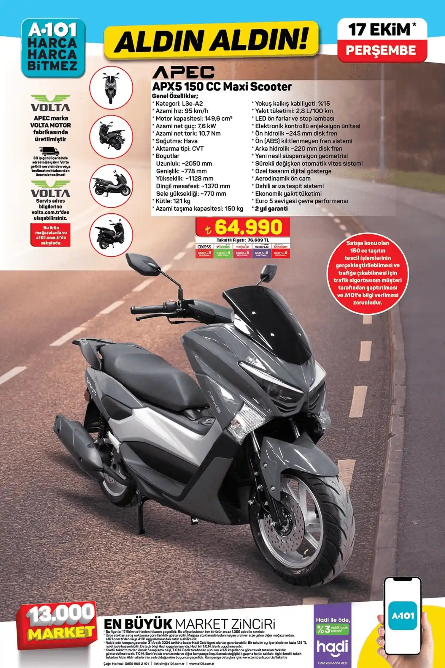 A101 17 Ekim 2024 Perşembe aktüel kataloğu 6