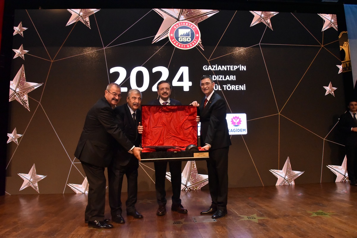 GSO Gaziantep’in Yıldızları Ödül Töreni gerçekleştirildi