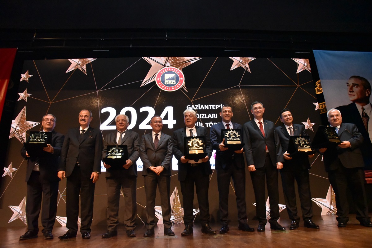 GSO Gaziantep’in Yıldızları Ödül Töreni gerçekleştirildi