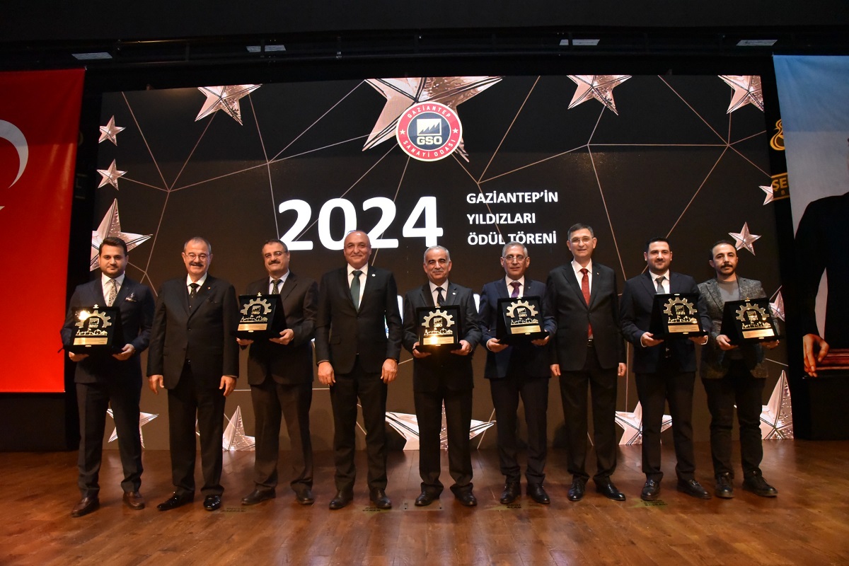 GSO Gaziantep’in Yıldızları Ödül Töreni gerçekleştirildi