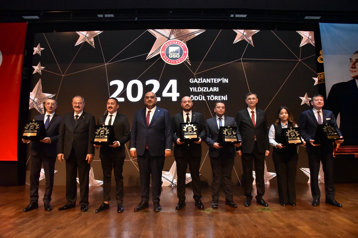 GSO Gaziantep’in Yıldızları Ödül Töreni gerçekleştirildi