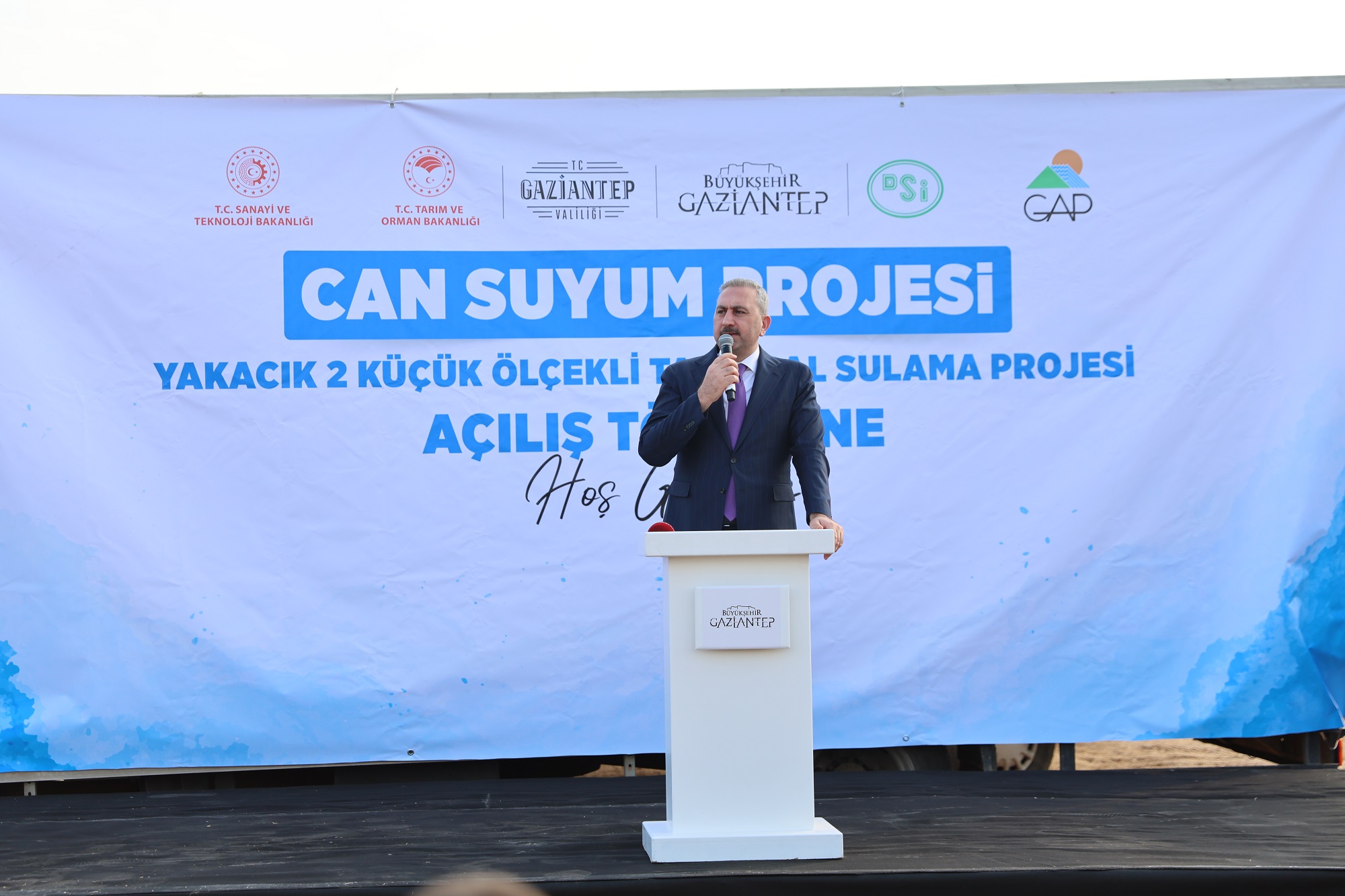 Gazi̇antep Cansuyum Projesi̇ İle Tarimsal Arazi̇ler Su İle Buluşuyor (6)