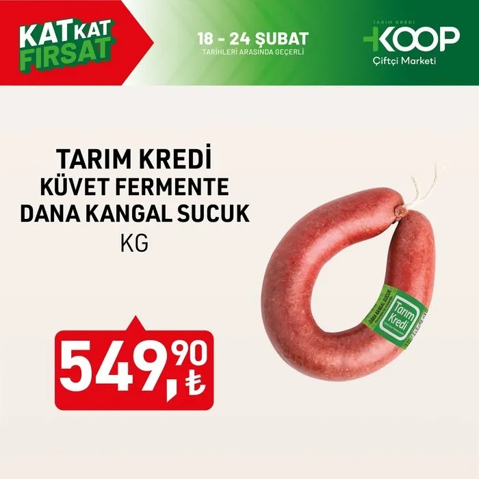 DANA KANGAL SUCUK KG 549,90 TL