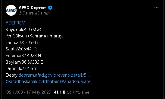 Komşu ilde korkutan deprem! 4.0 ile sallandı…