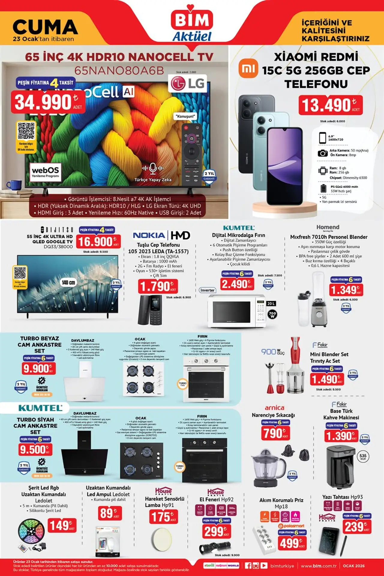 Bim 23 Ocak 2026 Katalogu 1