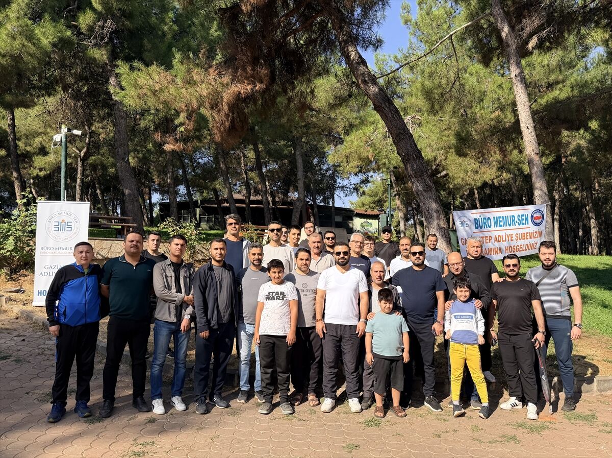 Gaziantep'te adliye çalışanları kamp etkinliğinde bir araya geldi!