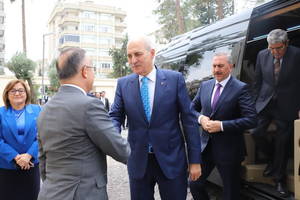 TBMM Başkanı Numan Kurtulmuş Gaziantep’te! Valiliği ziyaret etti…