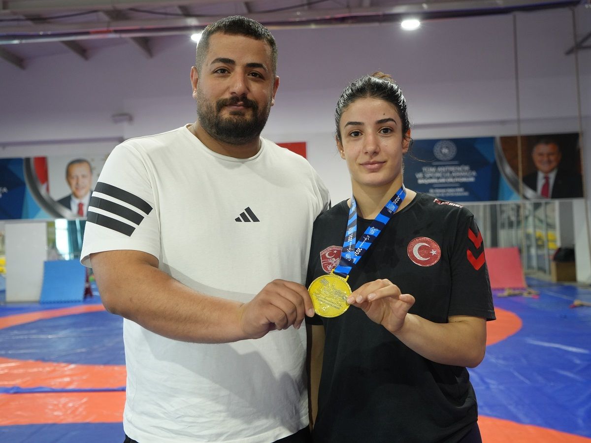 Babası ‘erkek sporu’ diyerek karşı çıkmıştı! Gaziantepli Sema, Balkan Şampiyonu oldu