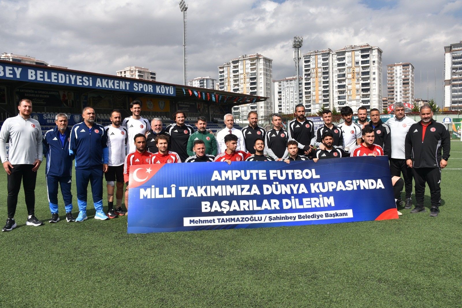 Ampute Futbol Milli Takımı, dünya kupası için çalışmalarını Gaziantep’te sürdürüyor