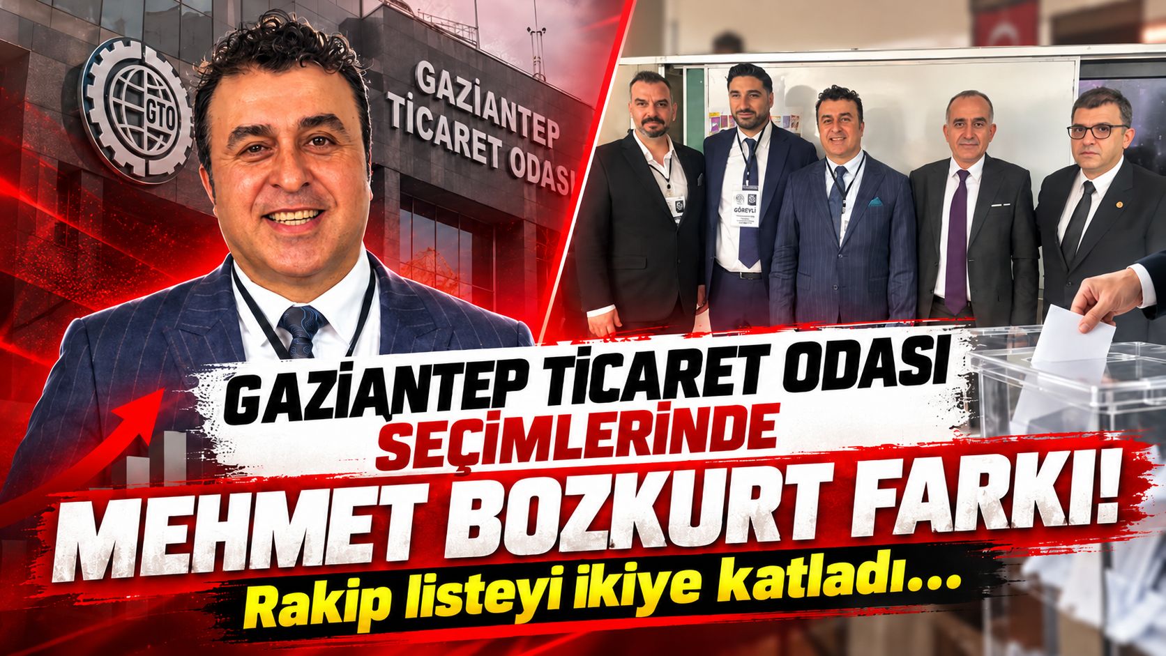 Gaziantep Ticaret Odası seçimlerinde Mehmet Bozkurt farkı! Rakip listeyi ikiye katladı…