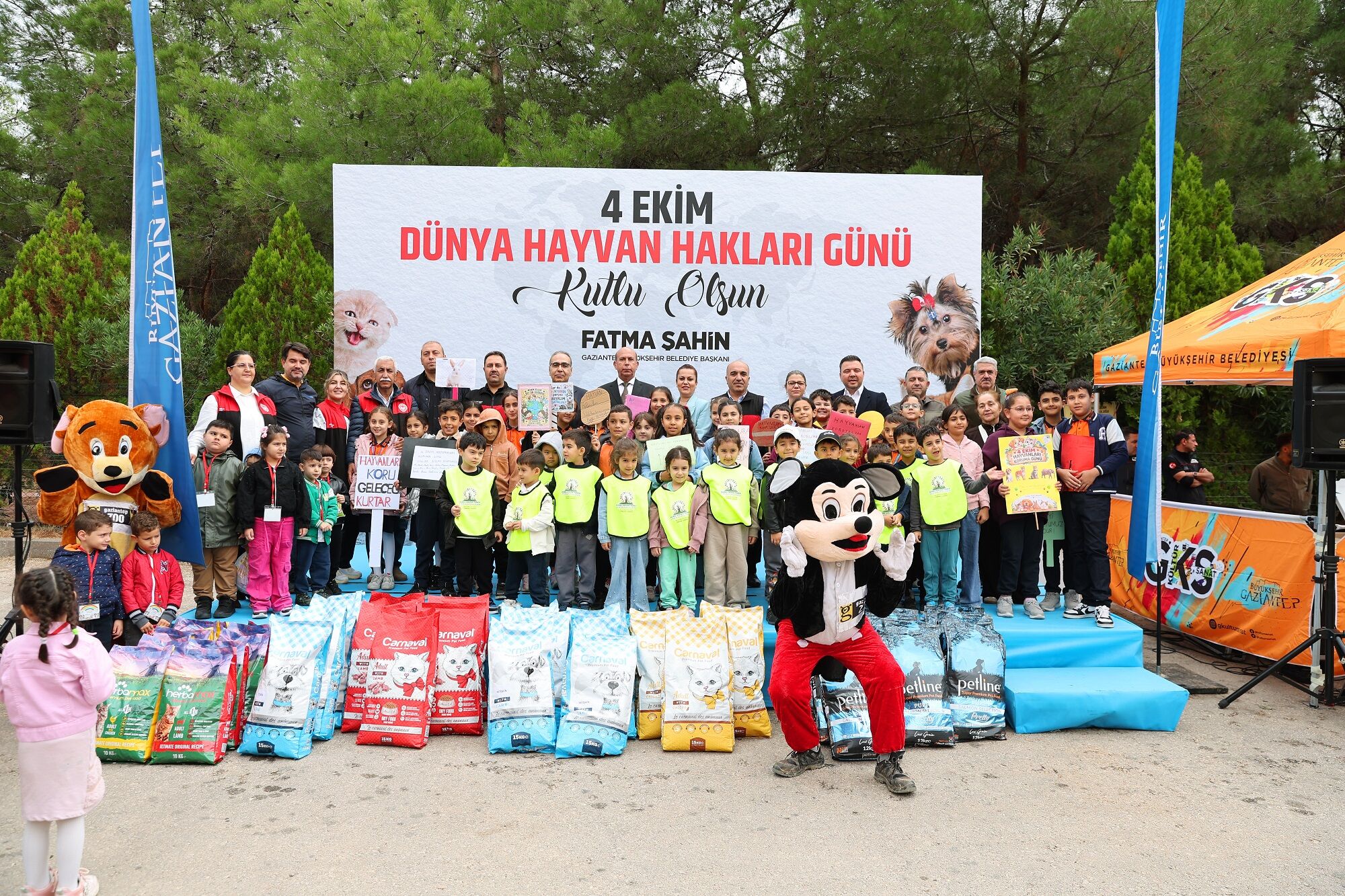 Gaziantep’te anlamlı program! Can dostlarımız unutulmadı