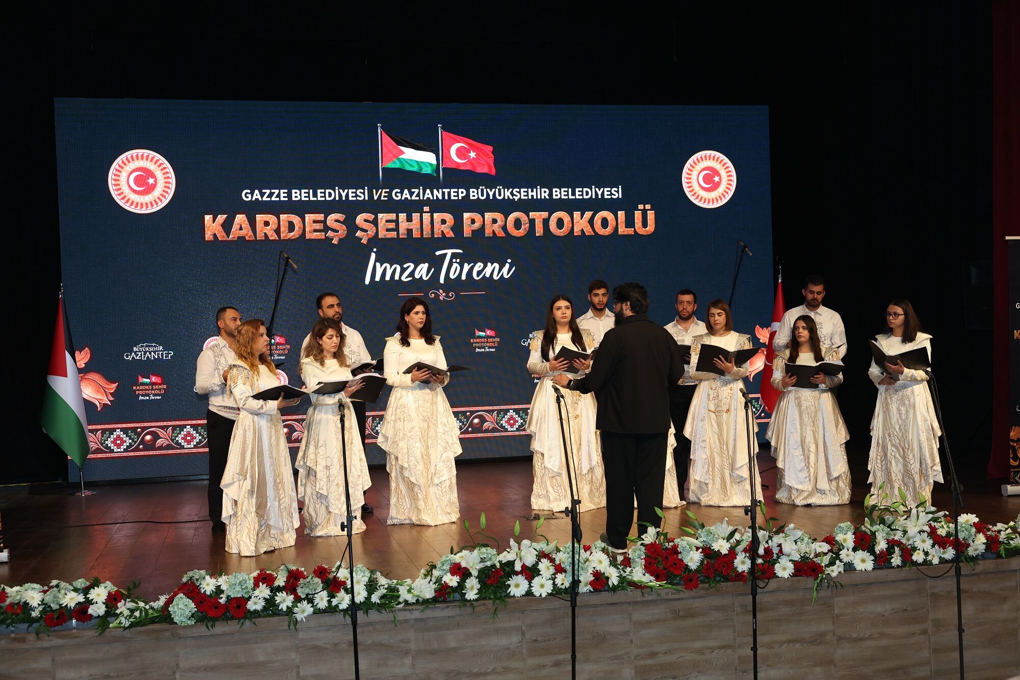 Gazi̇antep İle Gazze Arasinda Kardeş Şehi̇r Protokolü İmzalandi (2)