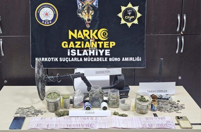 Gaziantep polisinden şok baskın! O evden çıkanlar şok etti…