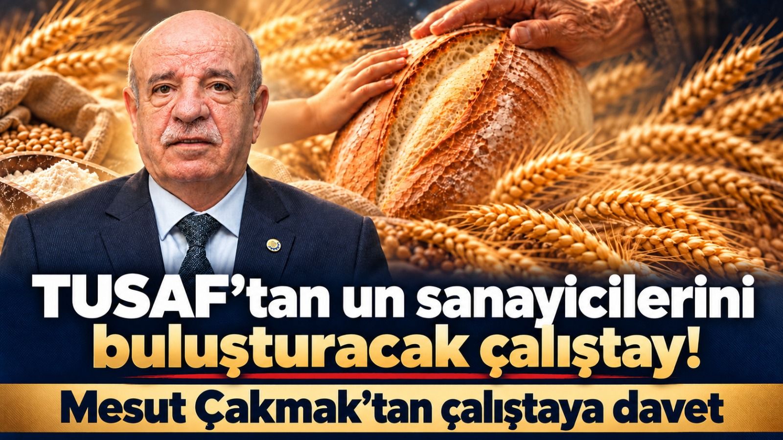 TUSAF'tan Un Sanayicilerini buluşturacak çalıştay! Mesut Çakmak'tan çalıştaya davet