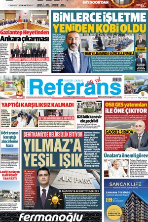 Referans Gazetesi - 08.08.2025