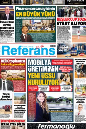 Referans Gazetesi - 31.07.2026
