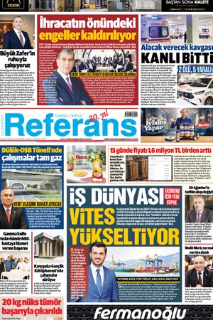 Referans Gazetesi - 29.08.2026